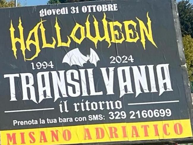 Giovedì 31 ottobre, a Misano Adriatico @ Transilvania… LA PIU’ GRANDE E TERRIFICANTE FESTA DELL’ANNO… Halloween..